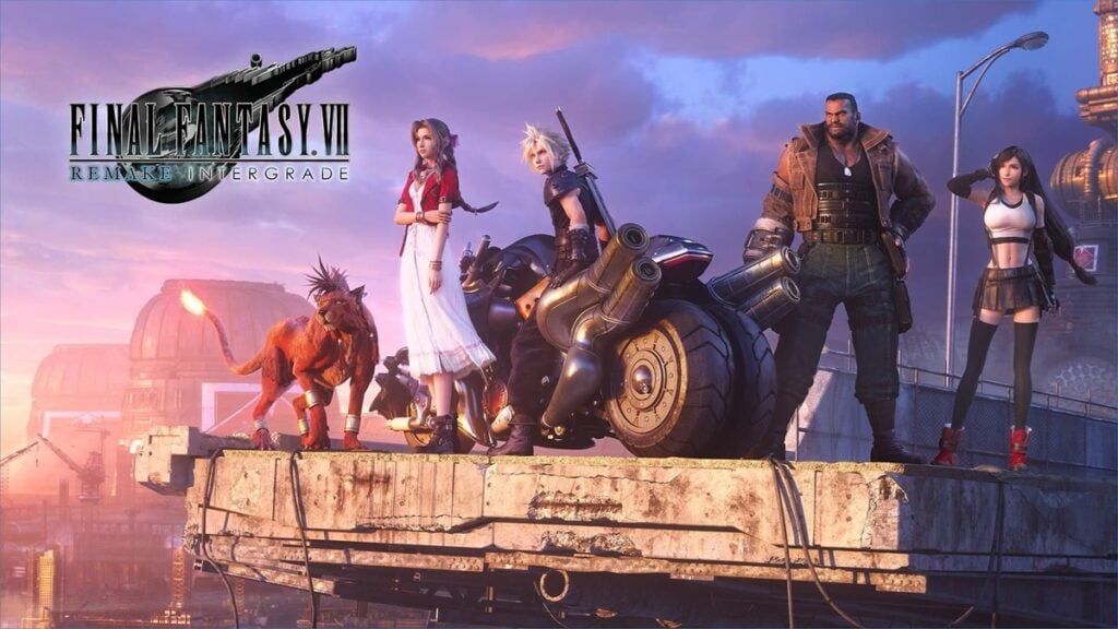 a wallpaper of Final Fantasy VII Remake: Intergrade