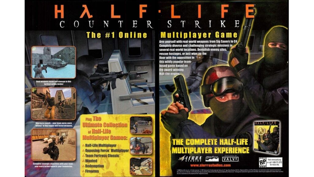 an image of the Half-Life Counter-Strike Multiplayer game