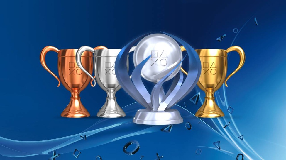 A picture of PlayStation achievements