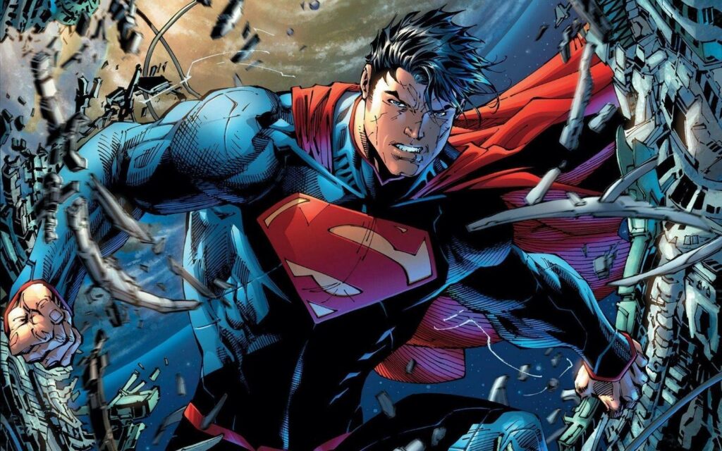 a picture of Superman from Superman Unchained Comic