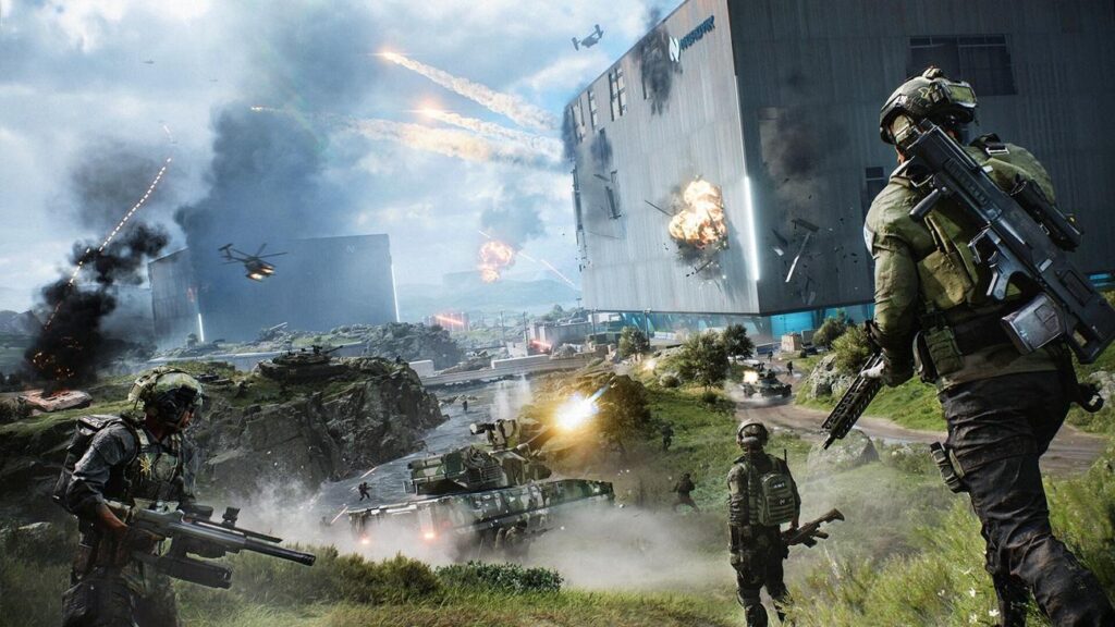 A wallpaper of Battlefield