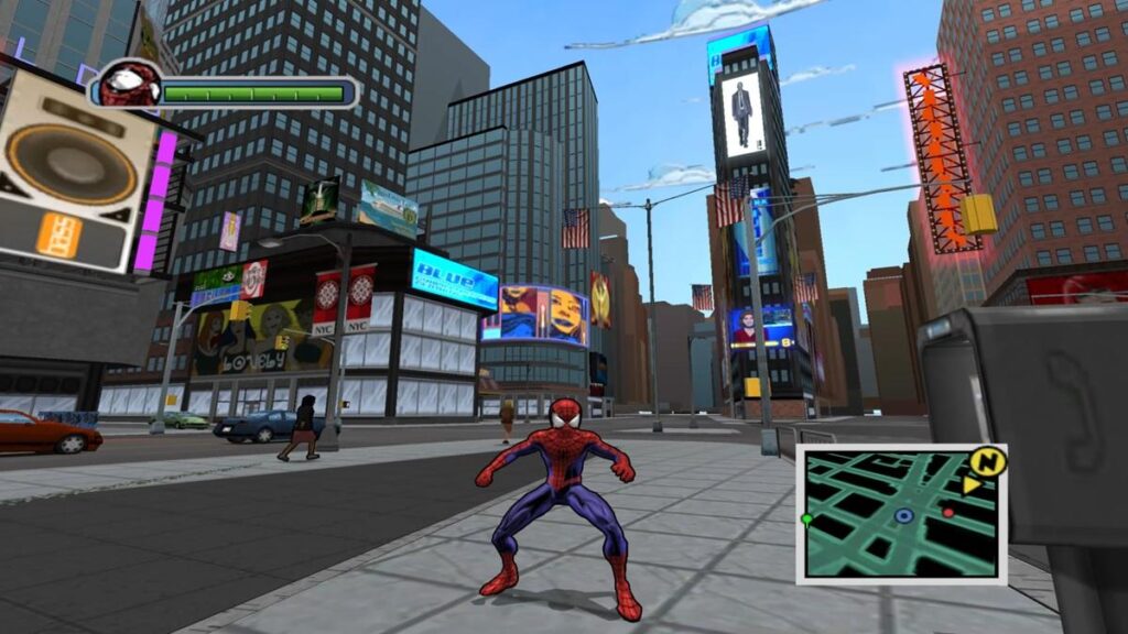 A wallpaper of Ultimate Spider-Man