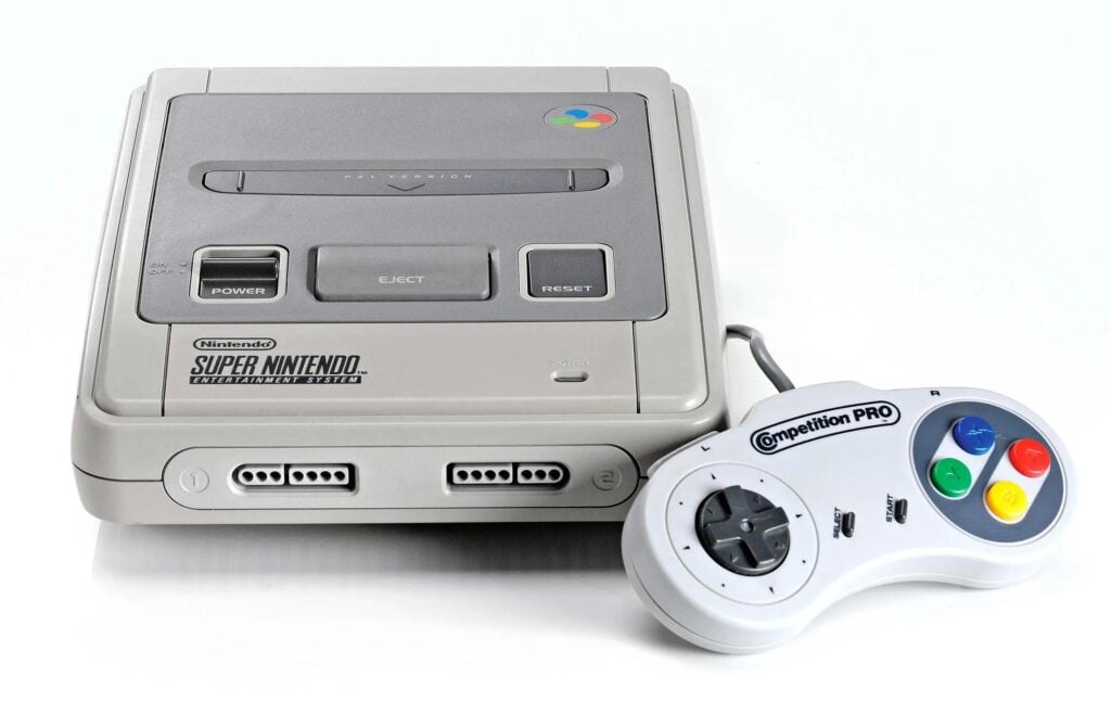 A wallpaper of the Super Nintendo Entertainment System