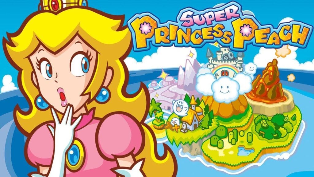 a wallpaper of Super Princess Peach