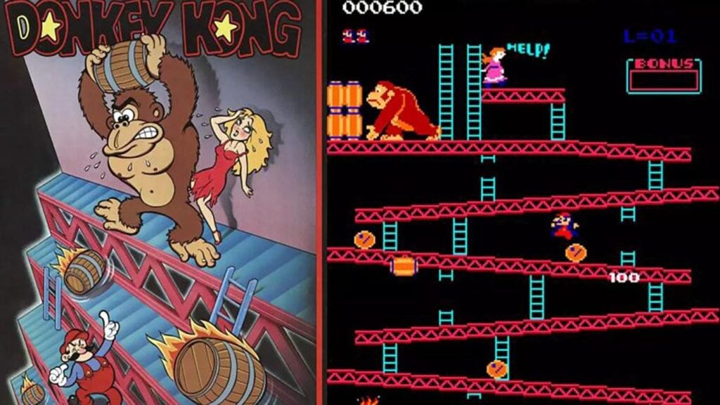 a picture of Donkey Kong Arcade (1981).