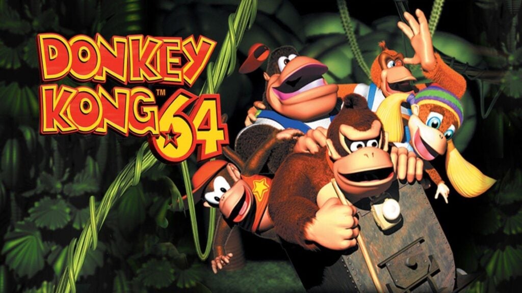 a wallpaper of Donkey Kong 64