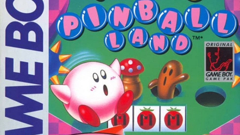 a wallpaper of Kirby’s Pinball Land