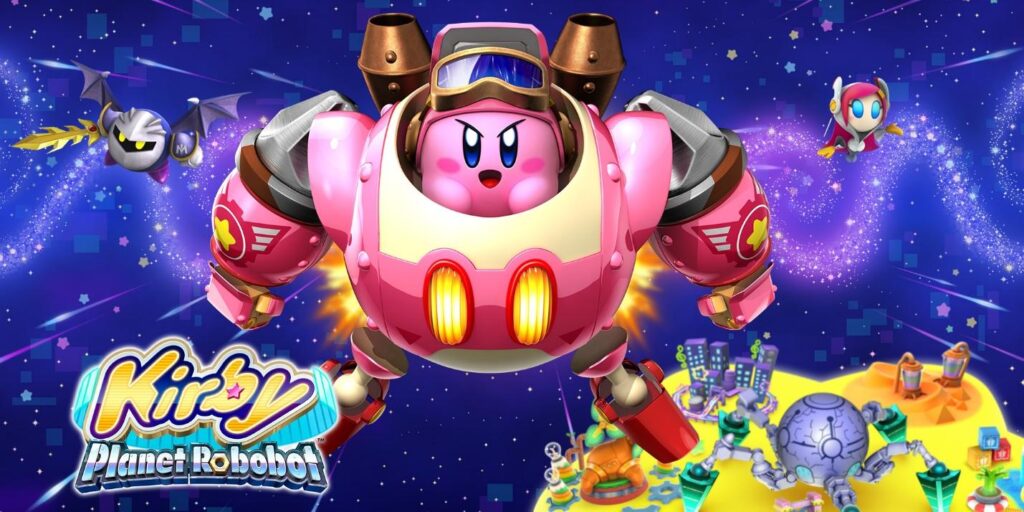 a wallpaper of Kirby: Planet Robobot