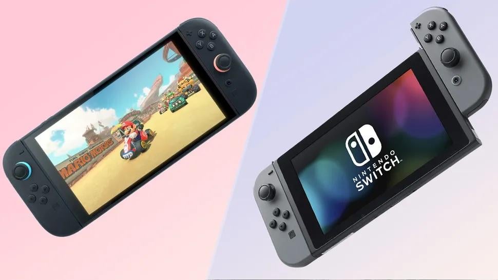 a picture of Switch and Switch 2