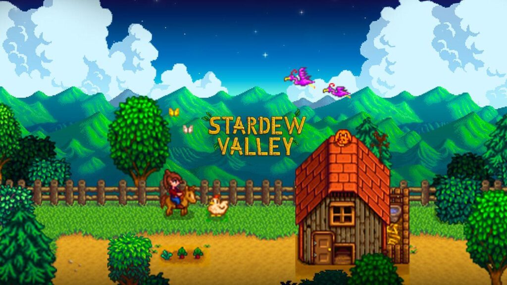 A wallpaper of Stardew Valley