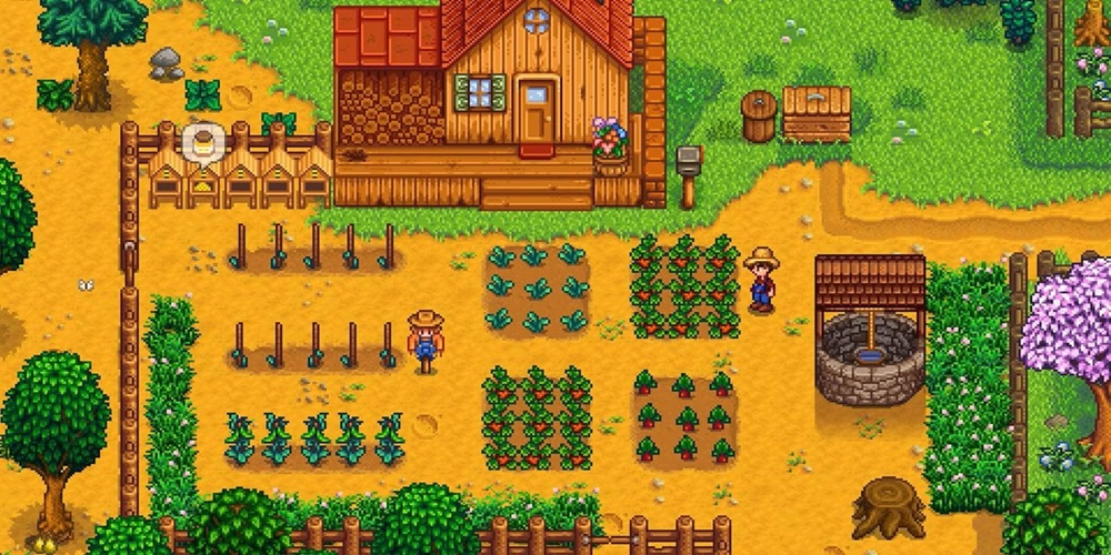 A wallpaper of Stardew Valley