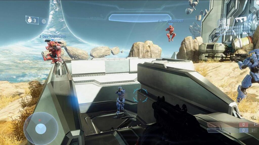 A wallpaper of Halo