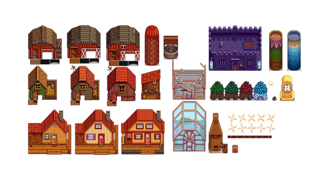 A wallpaper of Stardew Valley