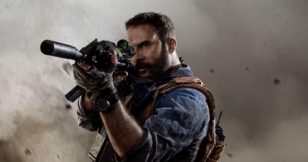 an image of Captain Price from COD: Modern Warfare (2019).