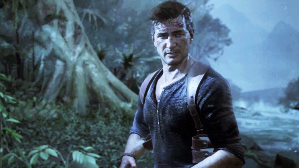 a picture of Nathan Drake from Uncharted 4