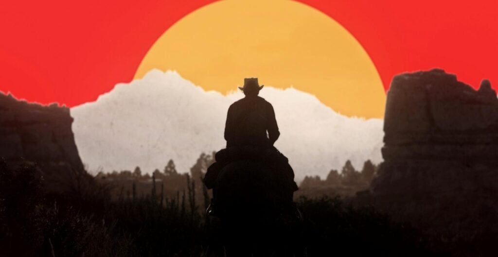 a wallpaper of Red Dead Redemption 2