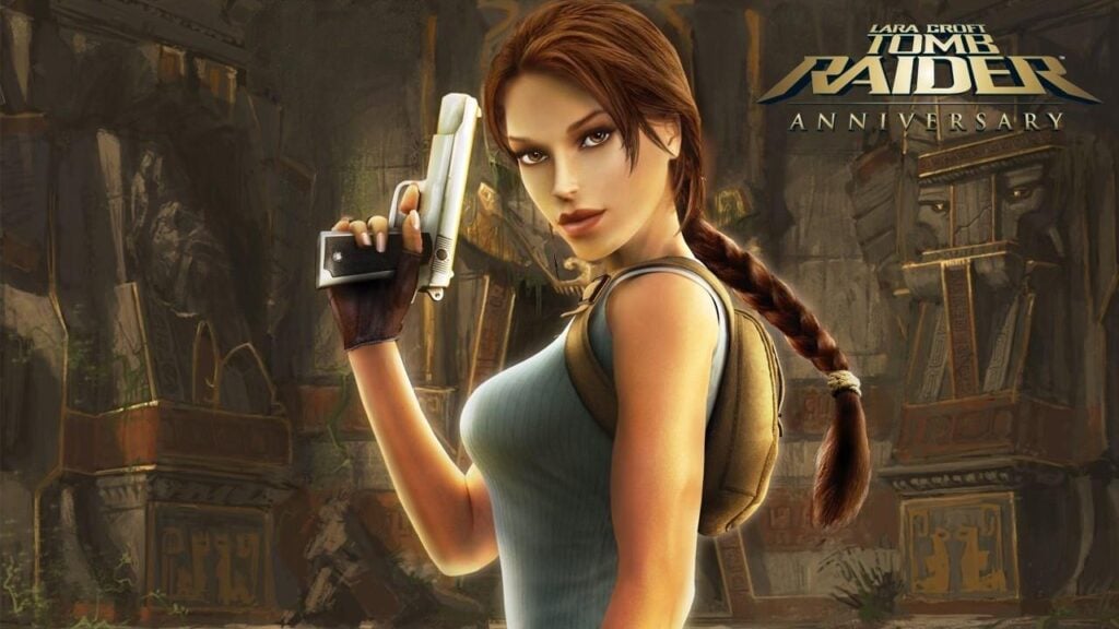 a wallpaper of Tomb Raider Anniversary
