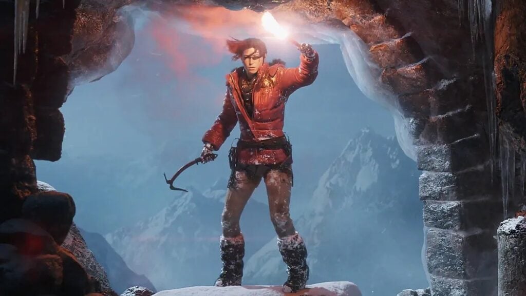 a picture of Lara from Rise of the Tomb Raider