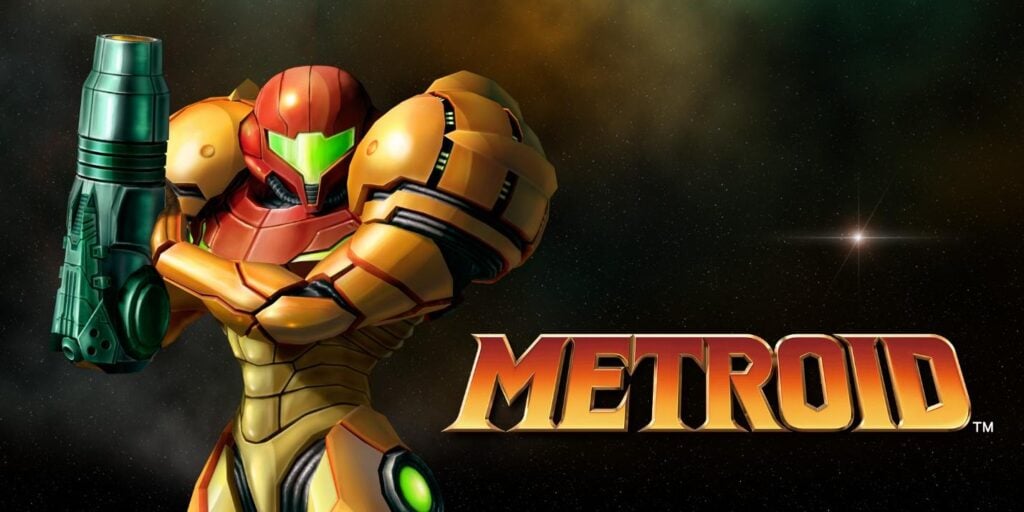 a wallpaper of Metroid Samus Aran