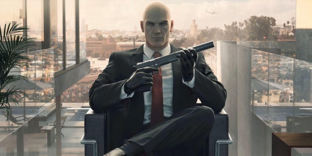 a picture of Agent 47 from The Hitman Series