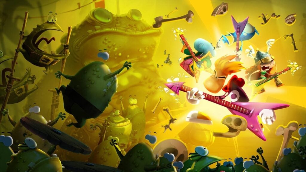 A wallpaper of Rayman