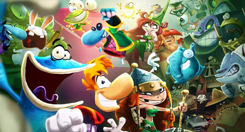 A wallpaper of Rayman