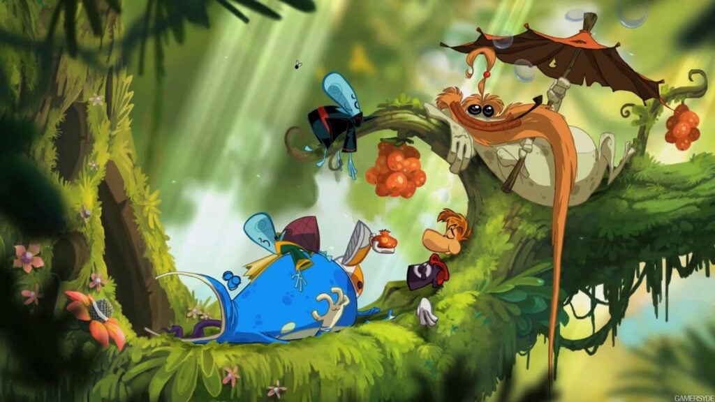A wallpaper of Rayman