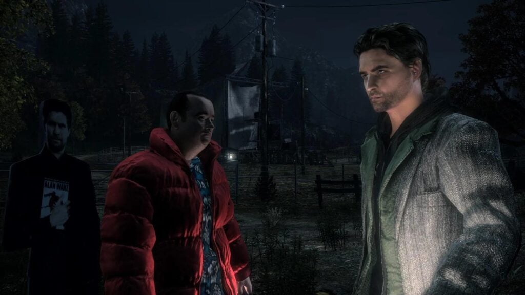 an image of Alan Wake, featuring Alan and Barry