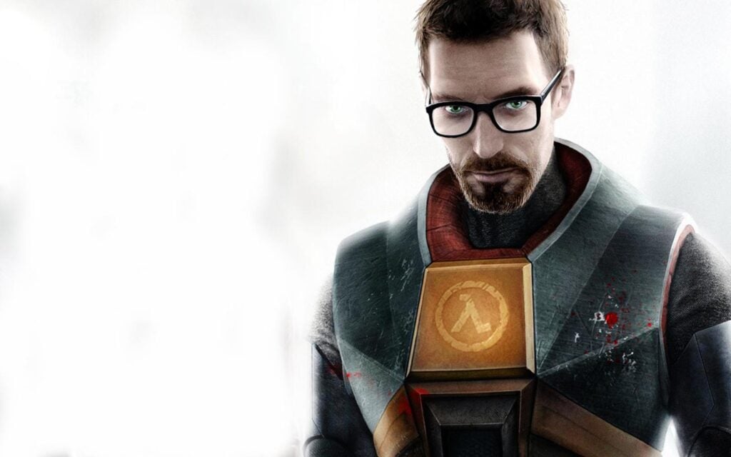 A wallpaper of Gordon Freeman