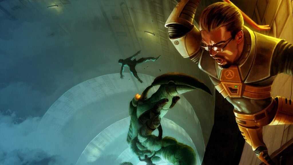 A wallpaper of Gordon Freeman