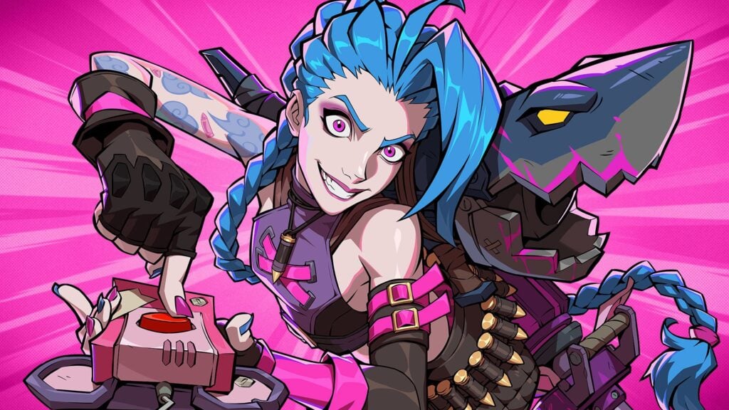 Official art of Jinx in 2XKO