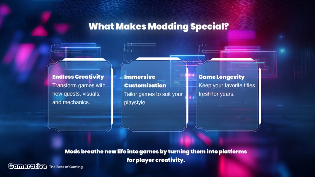 What makes game modding special