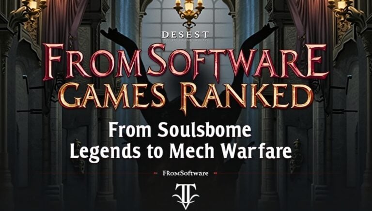 Best FromSoftware Games Ranked: From Soulsborne Legends to Mech Warfare