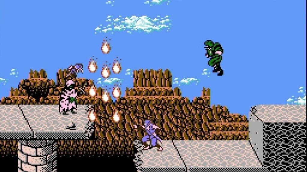 a picture of the very first Ninja Gaiden Game