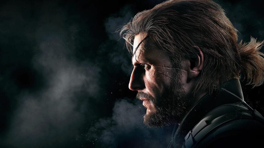 a wallpaper of Big Boss from Metal Gear Solid V: The Phantom Pain. 