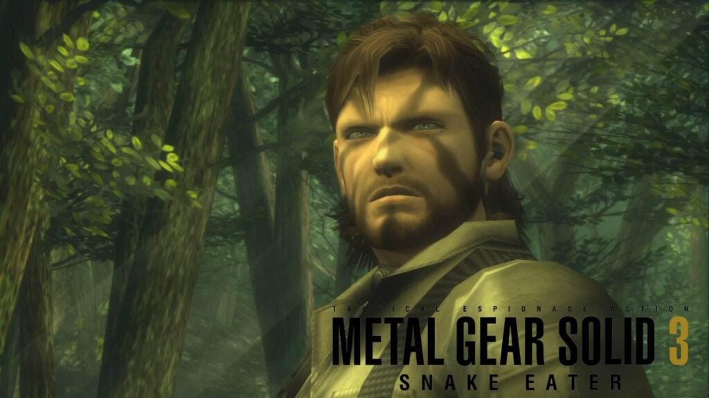 a picture of Naked Snake, aka Big Boss, in Metal Gear Solid 3: Snake Eater