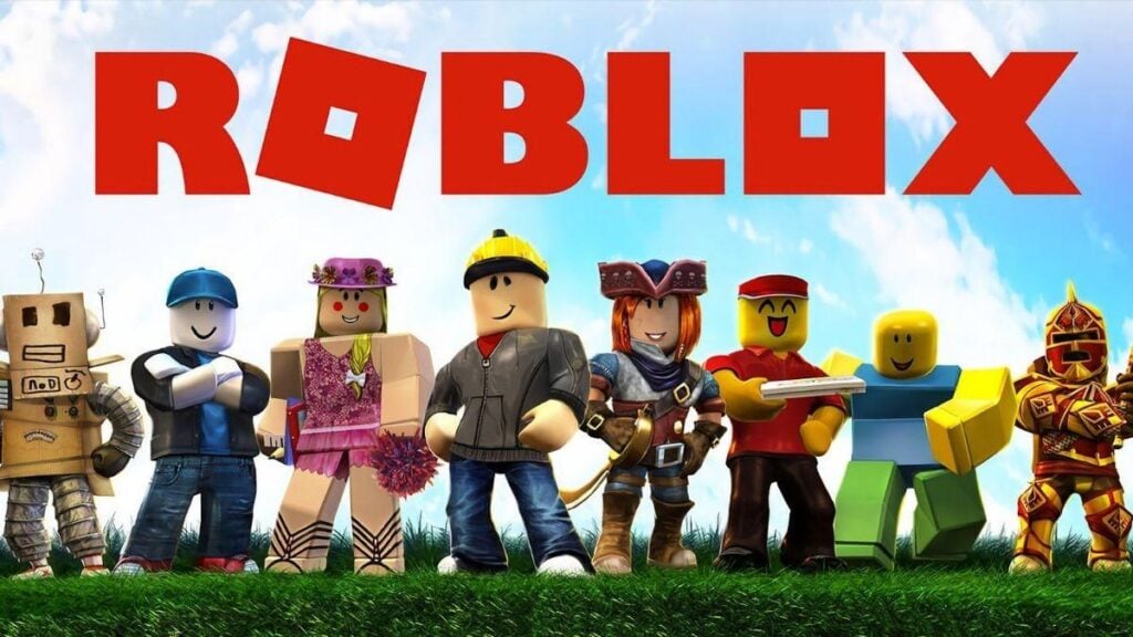 video game AI storytelling - Blocky Roblox world with dynamic quest markers