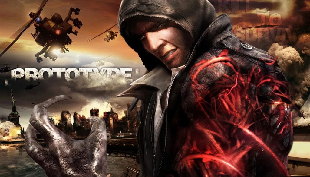 best games where you are the villain: a picture of Prototype.