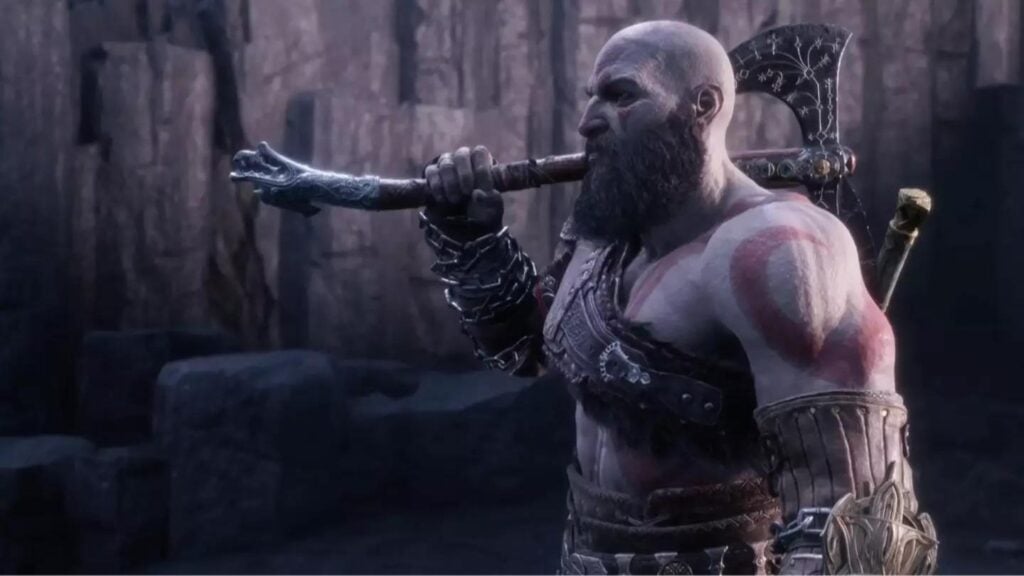 a picture of Kratos in God of War: Ragnarok