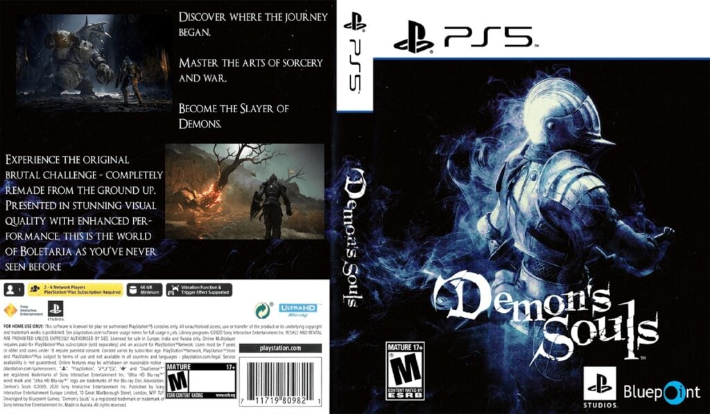 a wallpaper of Demon’s Souls Remake