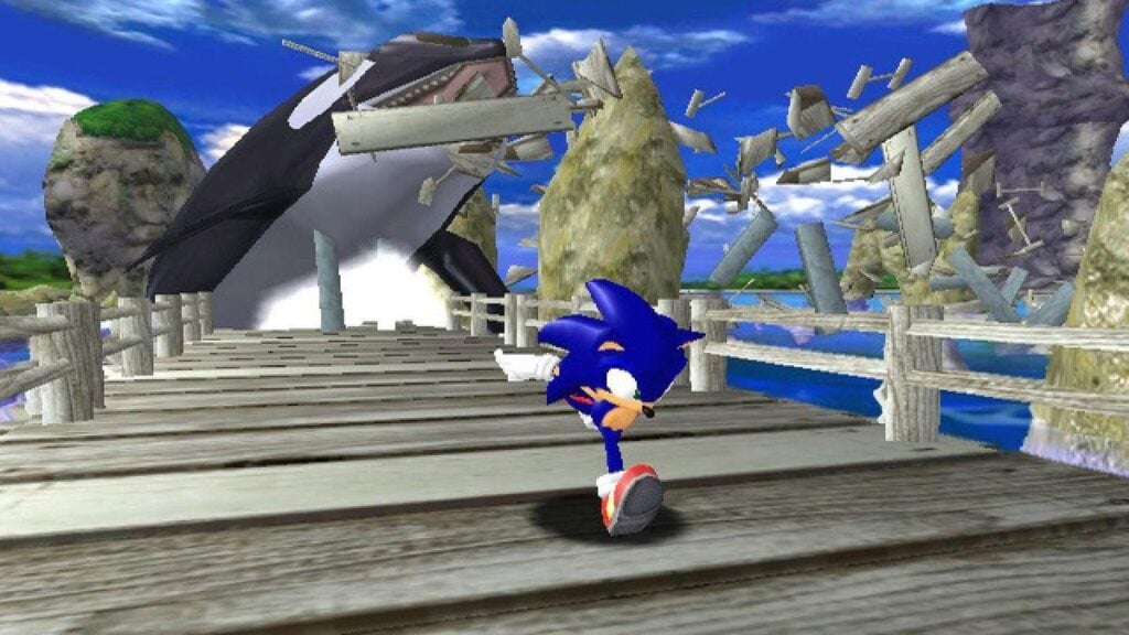 a picture of the lovely Sonic Adventure. 