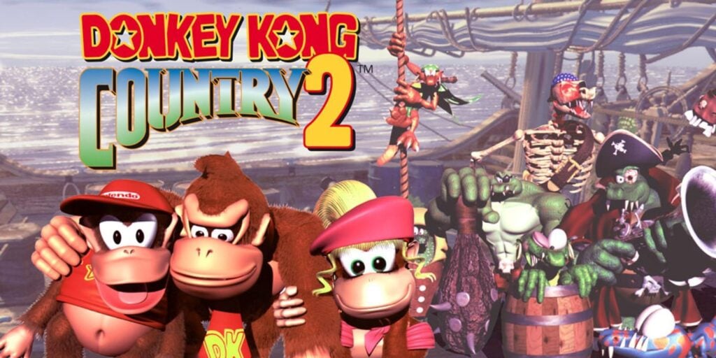 a wallpaper of Donkey Kong Country 2: Diddy’s Kong Quest