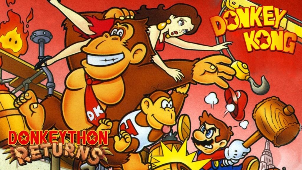 a wallpaper of Donkey Kong 94