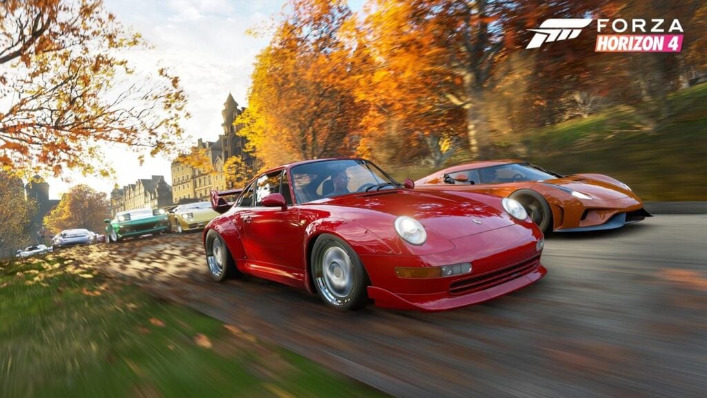 a wallpaper of Forza Horizon 4