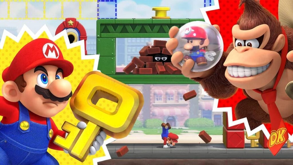 a picture of Mario VS. Donkey Kong Series