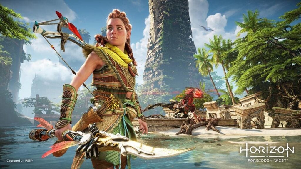 a picture of Aloy in Horizon: Forbidden West