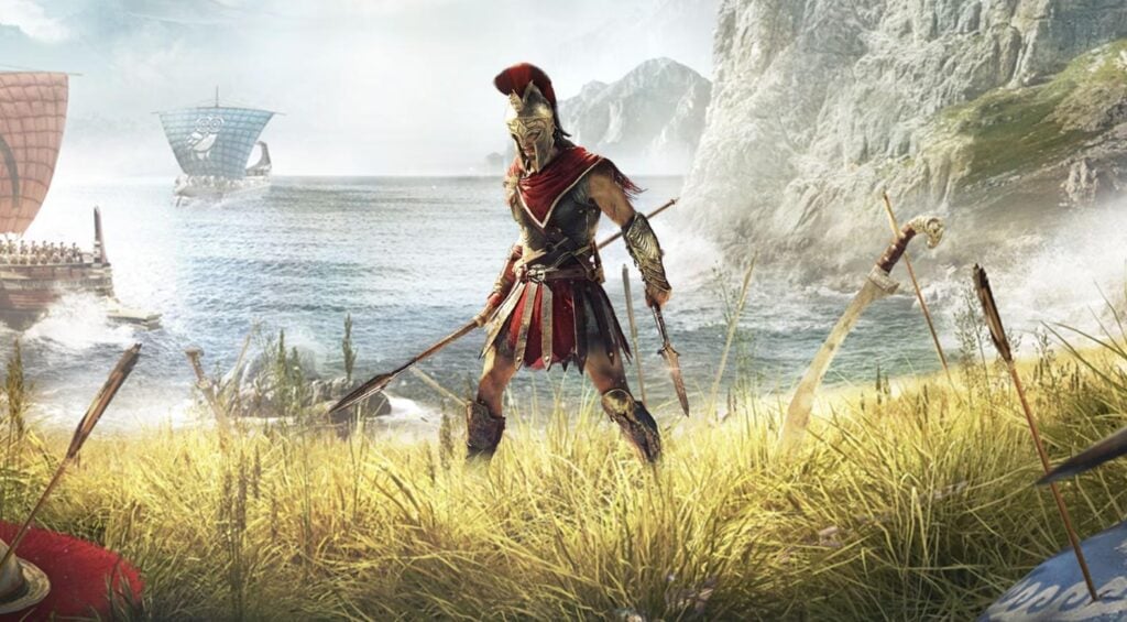 a wallpaper of Assassin’s Creed: Odyssey. 