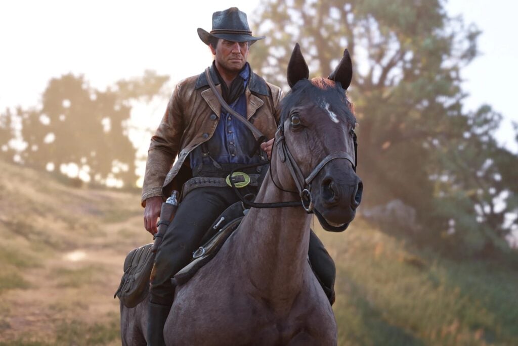an image of Arthur from Red Dead Redemption 2