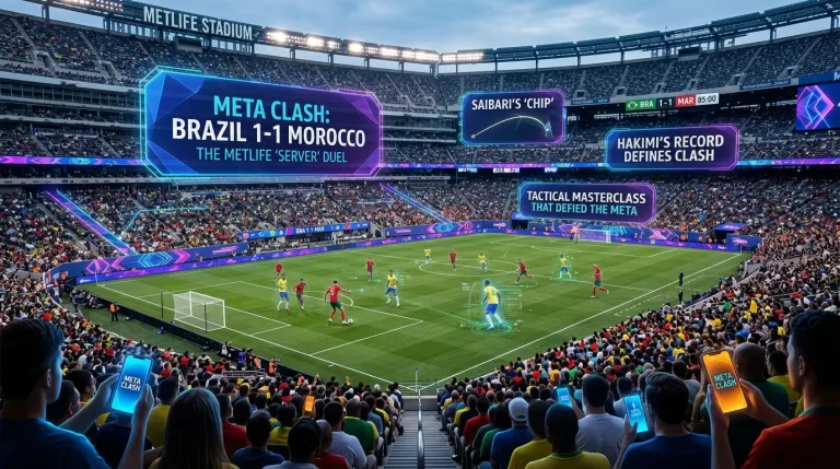 The MetLife "Server" Duel: Brazil and Morocco Trade Blows in a Tactical Masterclass That Defied the Meta