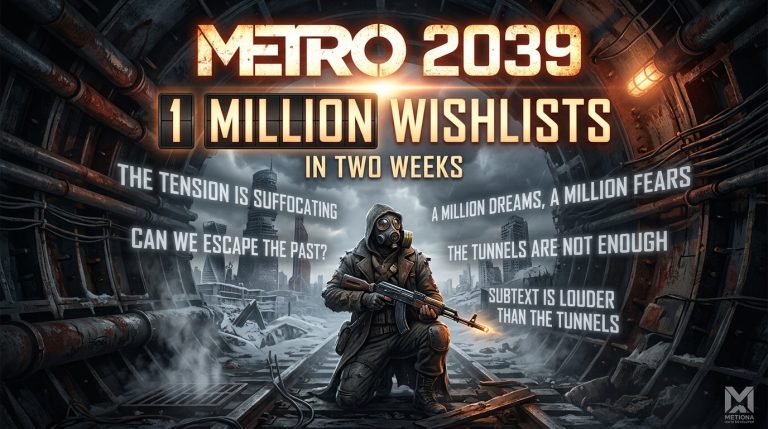 Metro 2039 Just Hit a Million Wishlists in Two Weeks, and the Subtext Is Louder Than the Tunnels
